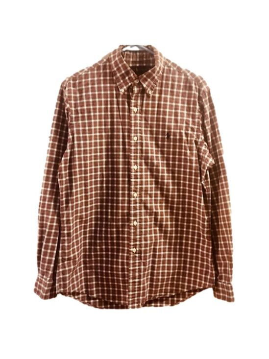 Ralph Lauren Other - Ralph Lauren Men Red White Green Plaid Button Down